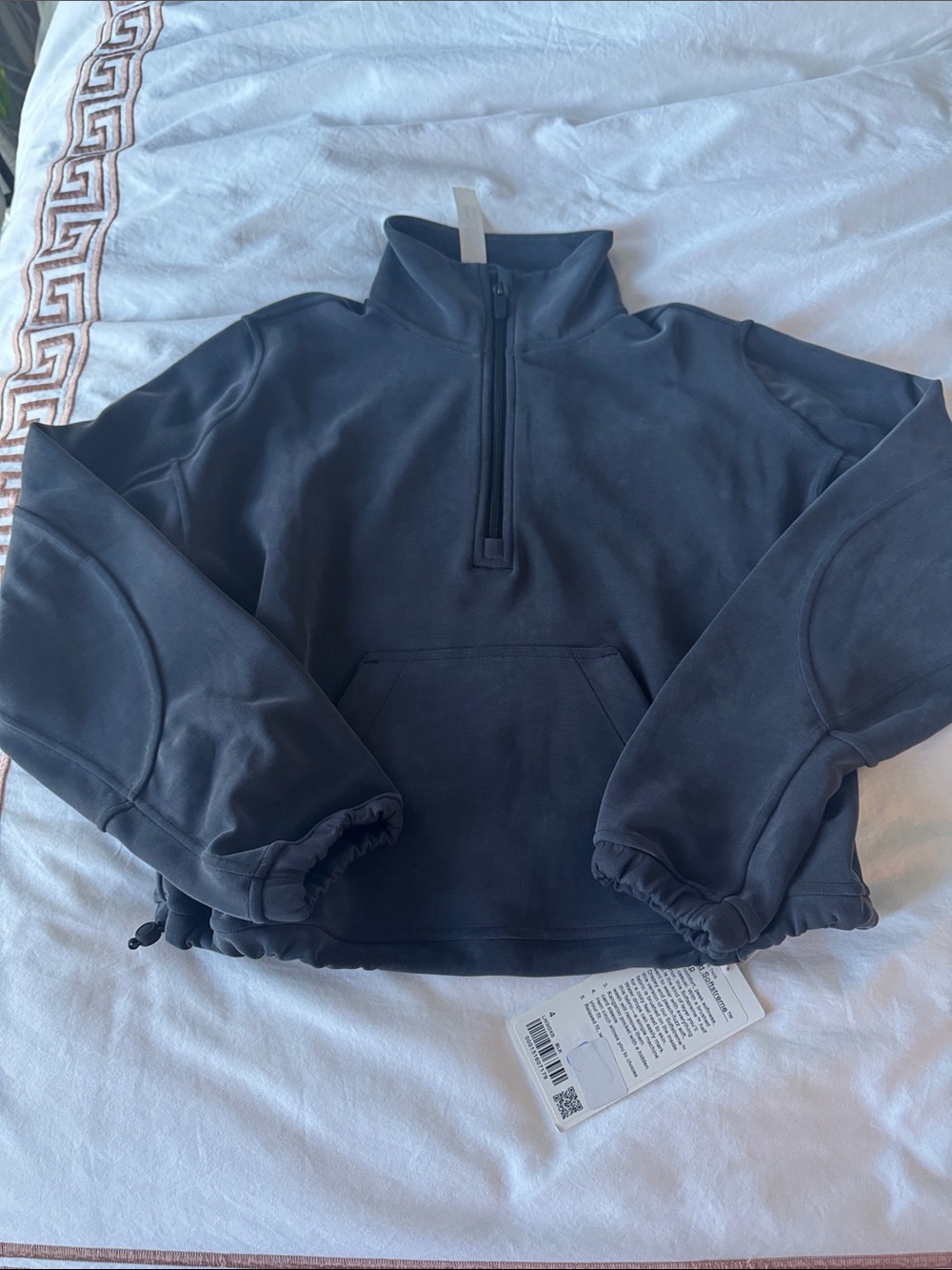 lululemon athletica Black Half-Zip Pullover Sweatshirt